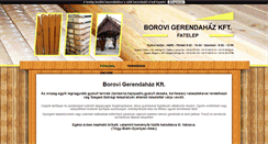 Desktop Screenshot of borovigerendahazkft.hu