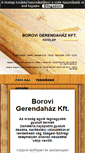 Mobile Screenshot of borovigerendahazkft.hu